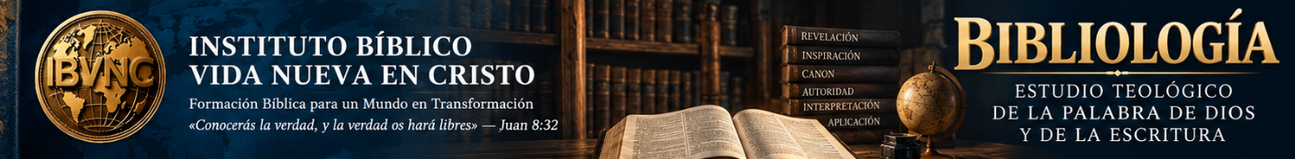 Instituto Bíblico Vida Nueva en Cristo — Bibliología