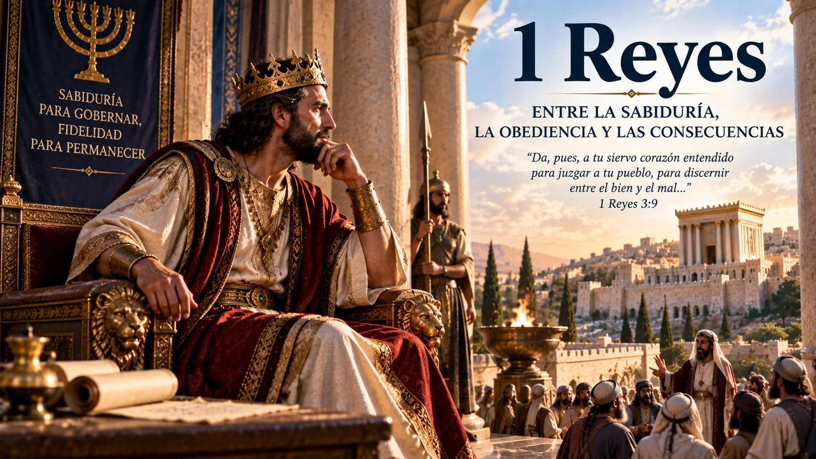 Ilustración temática de 1 Reyes