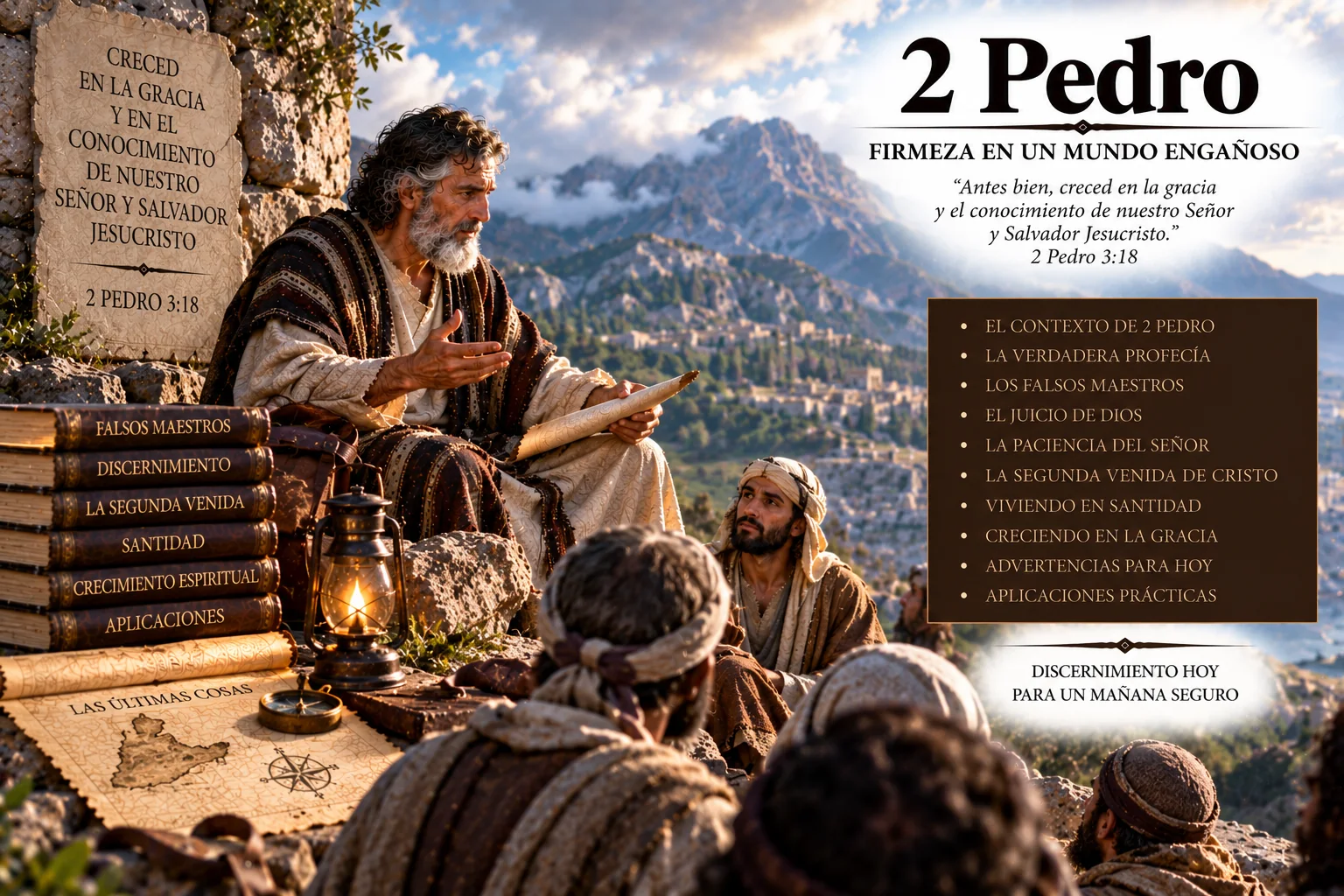 Ilustración temática de 2 Pedro