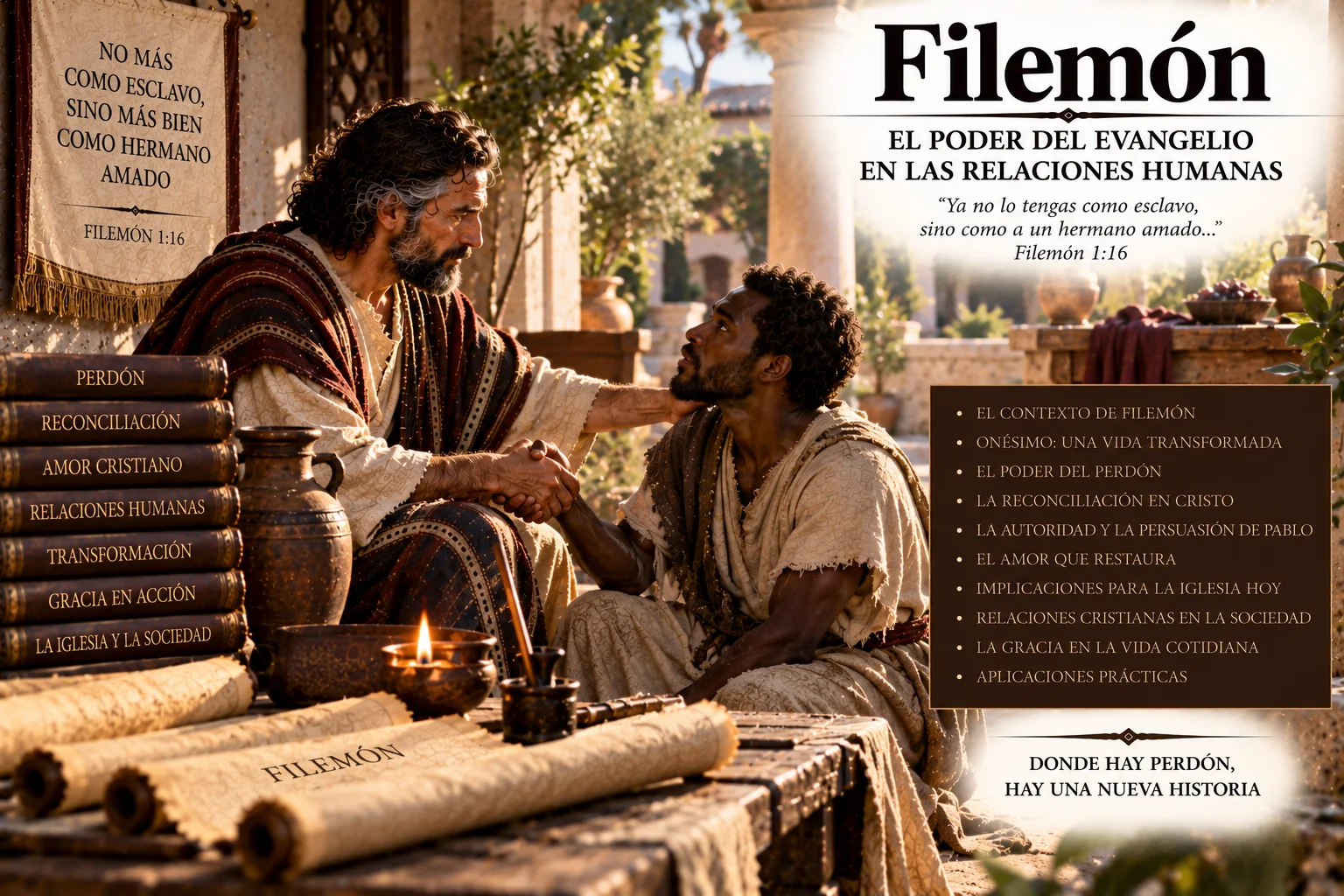 Ilustración temática de Filemón