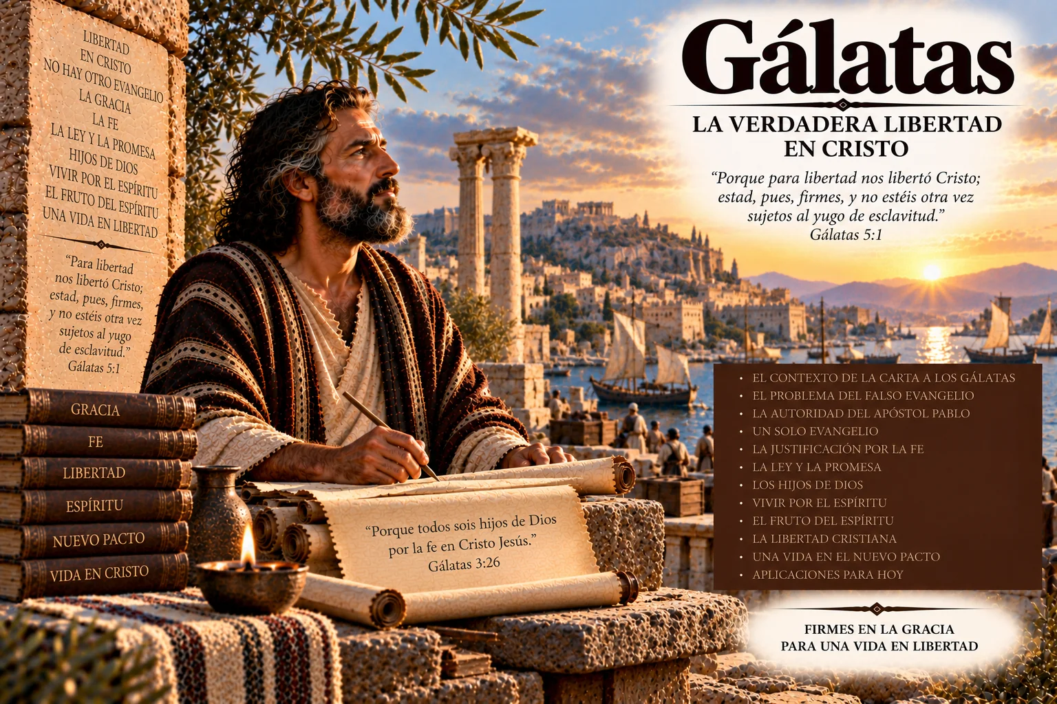 Ilustración temática de Gálatas