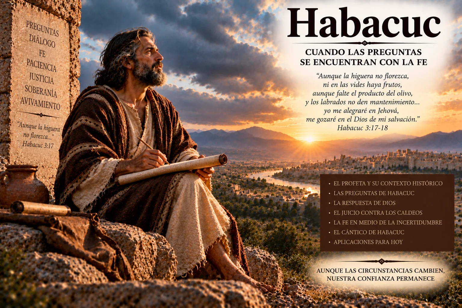 Ilustración temática de Habacuc