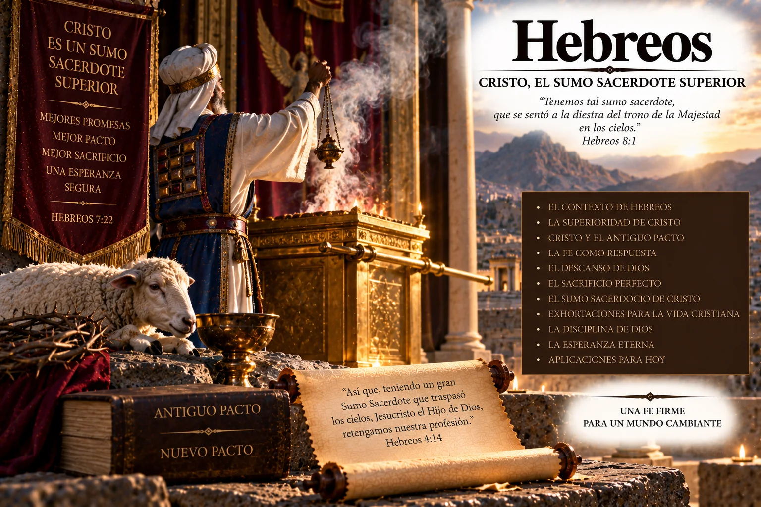 Ilustración temática de Hebreos
