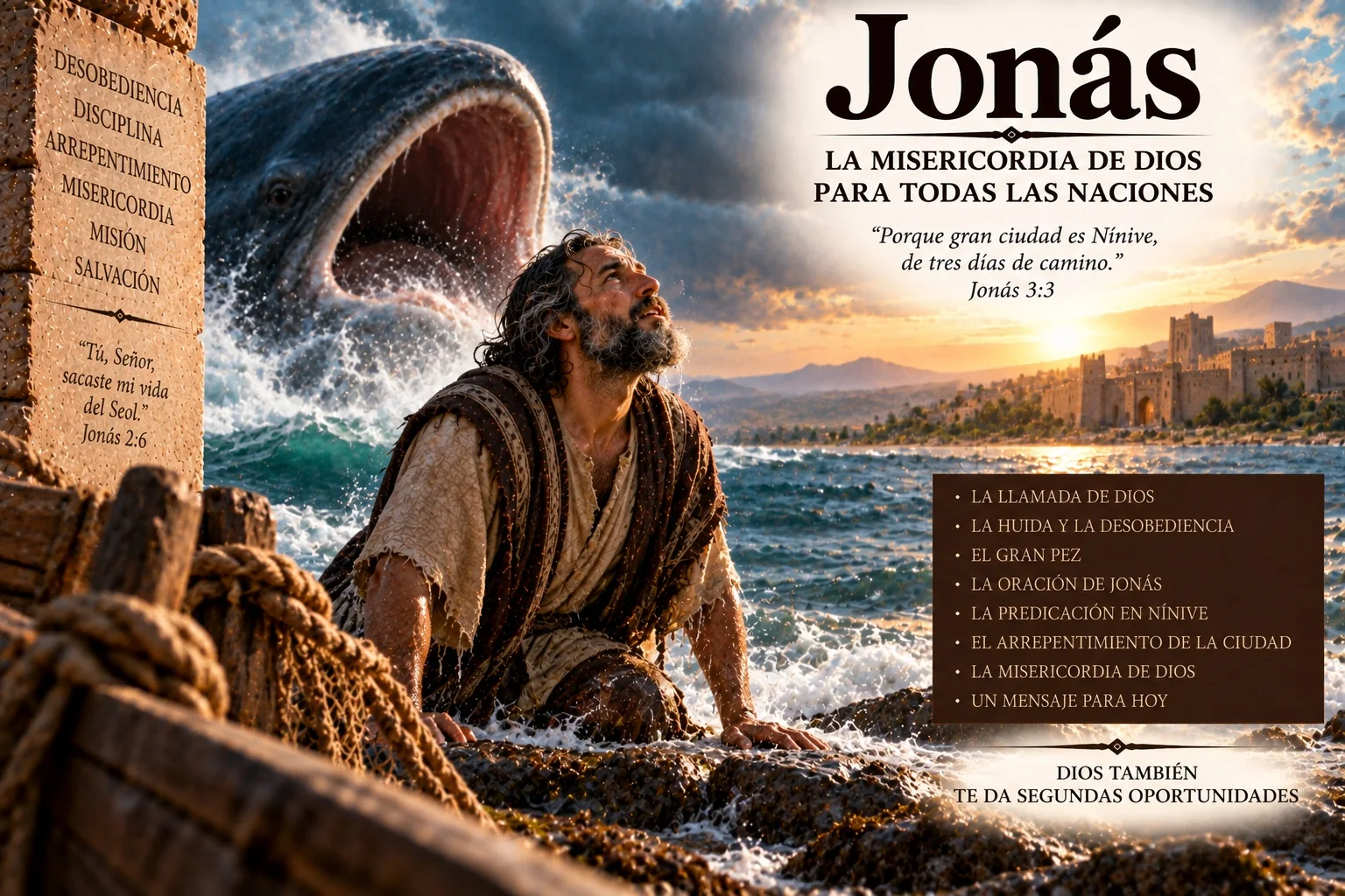 Ilustración temática de Jonás