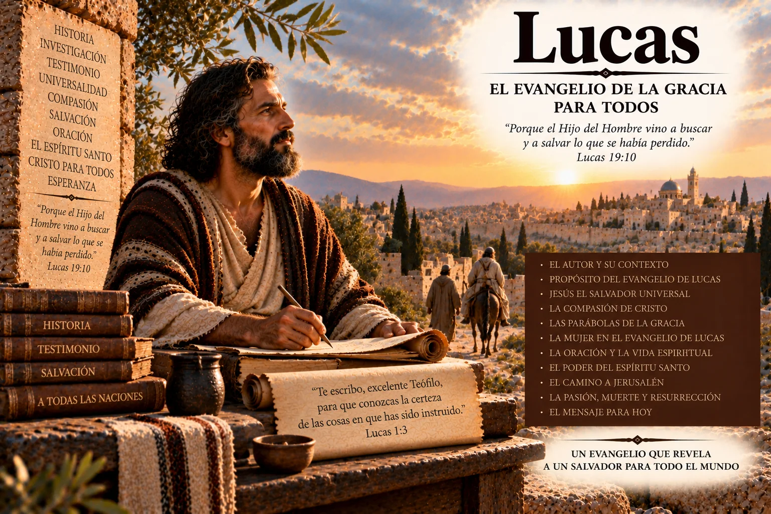 Ilustración temática de Lucas
