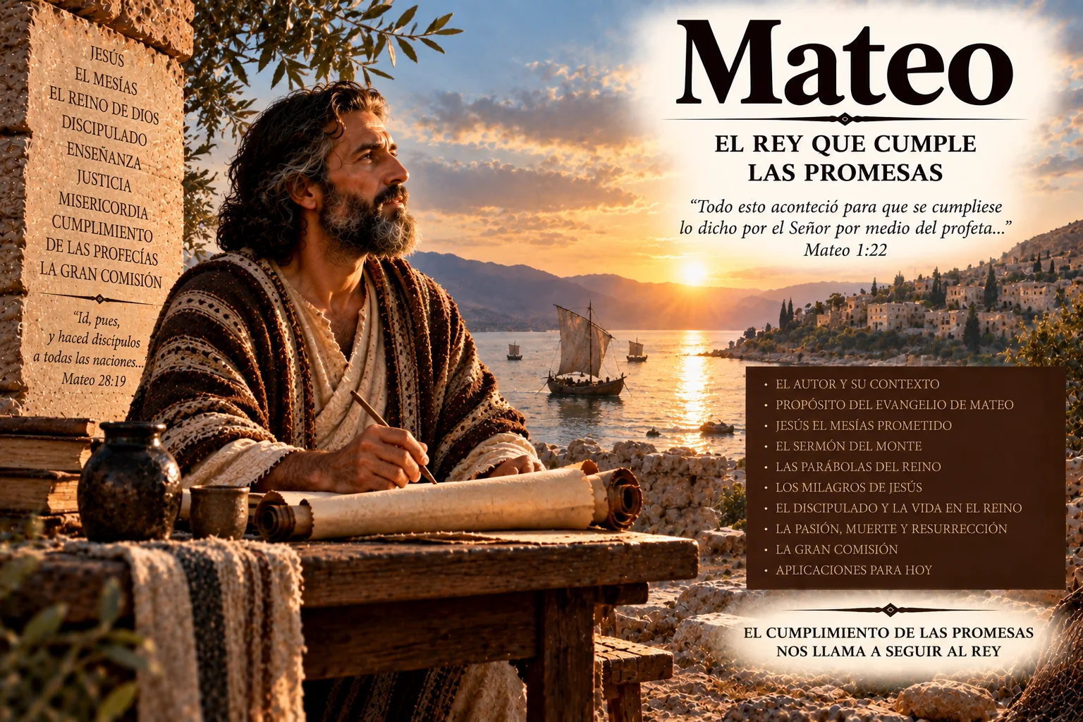 Ilustración temática de Mateo
