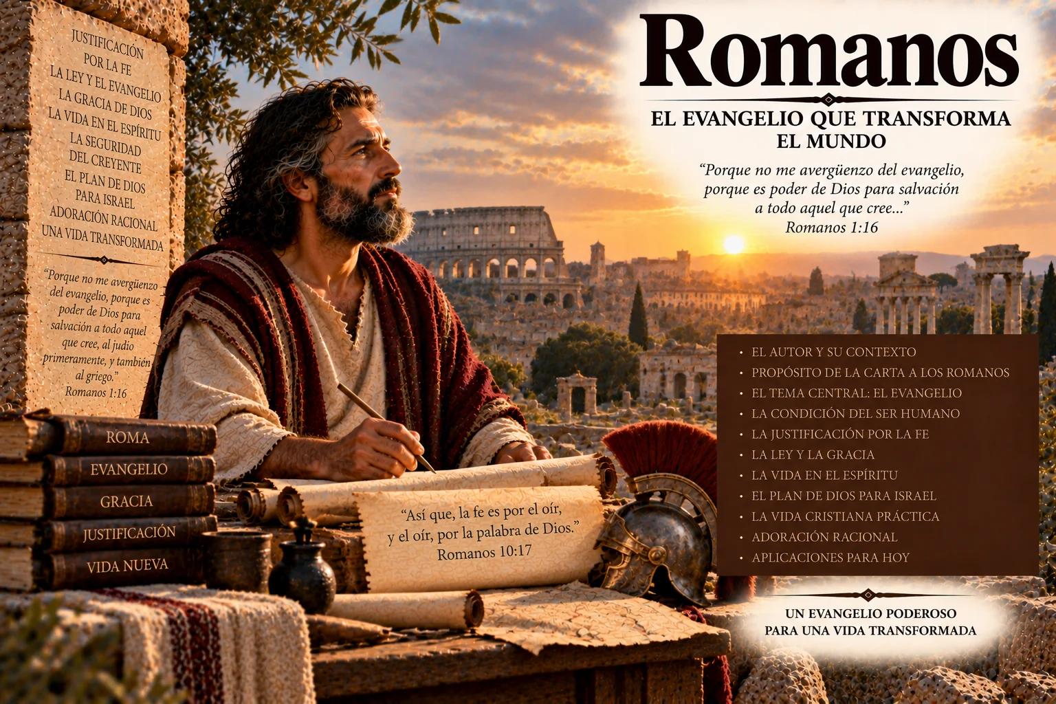 Ilustración temática de Romanos