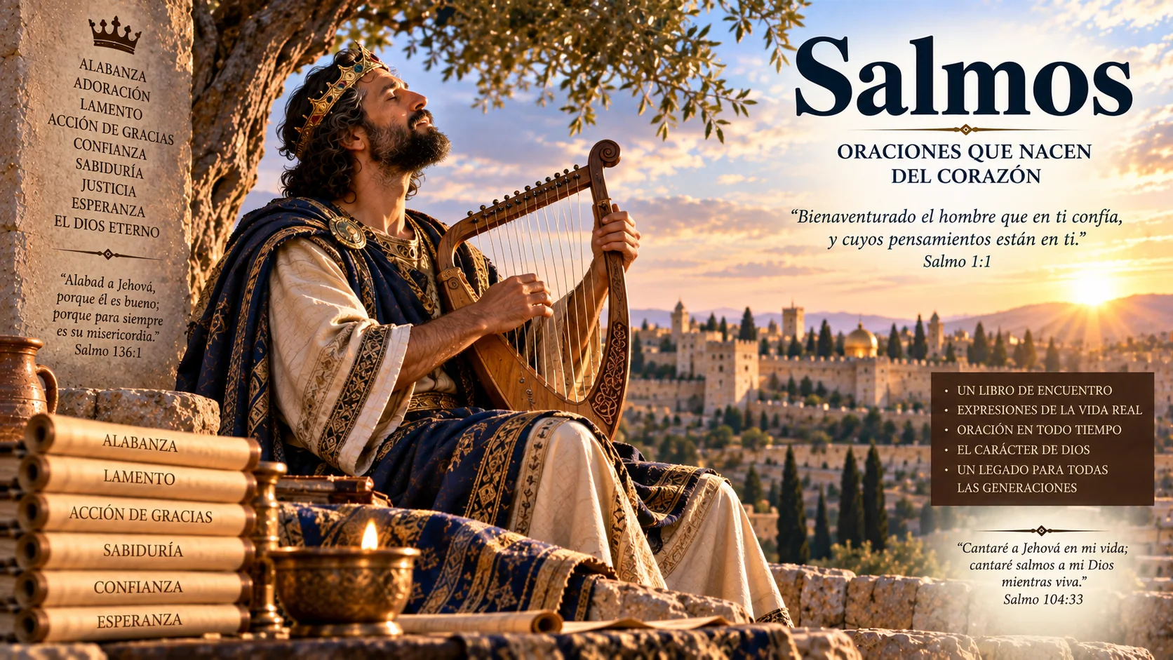 Ilustración temática de Salmos