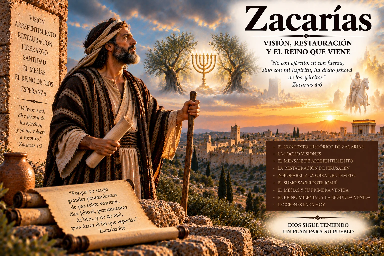 Ilustración temática de Zacarías