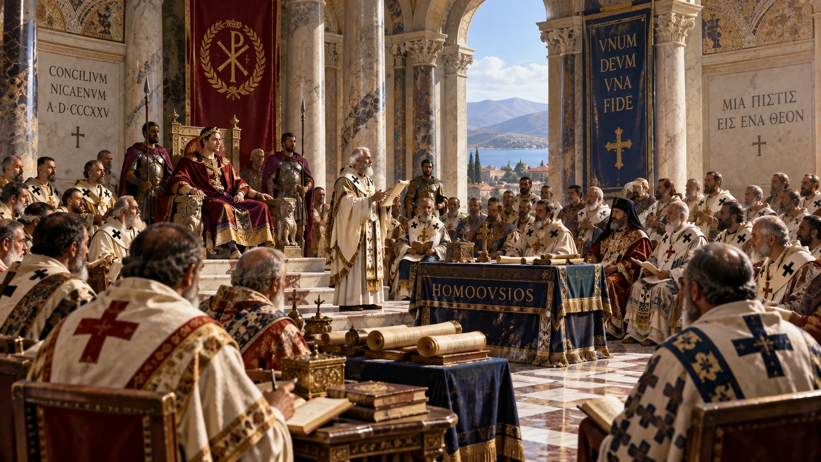 Escena temática del Concilio de Jerusalén