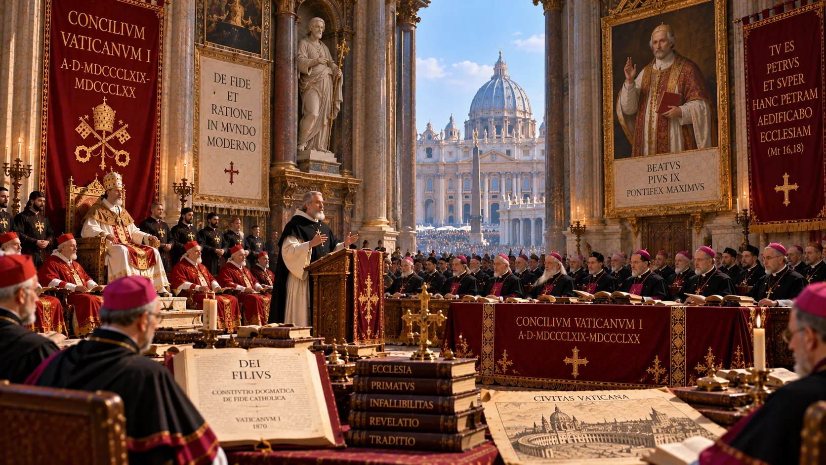 Escena temática del Vaticano I
