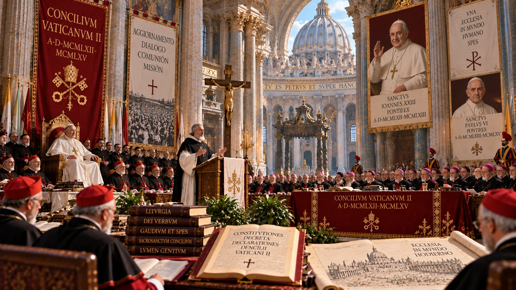 Escena temática del Vaticano II