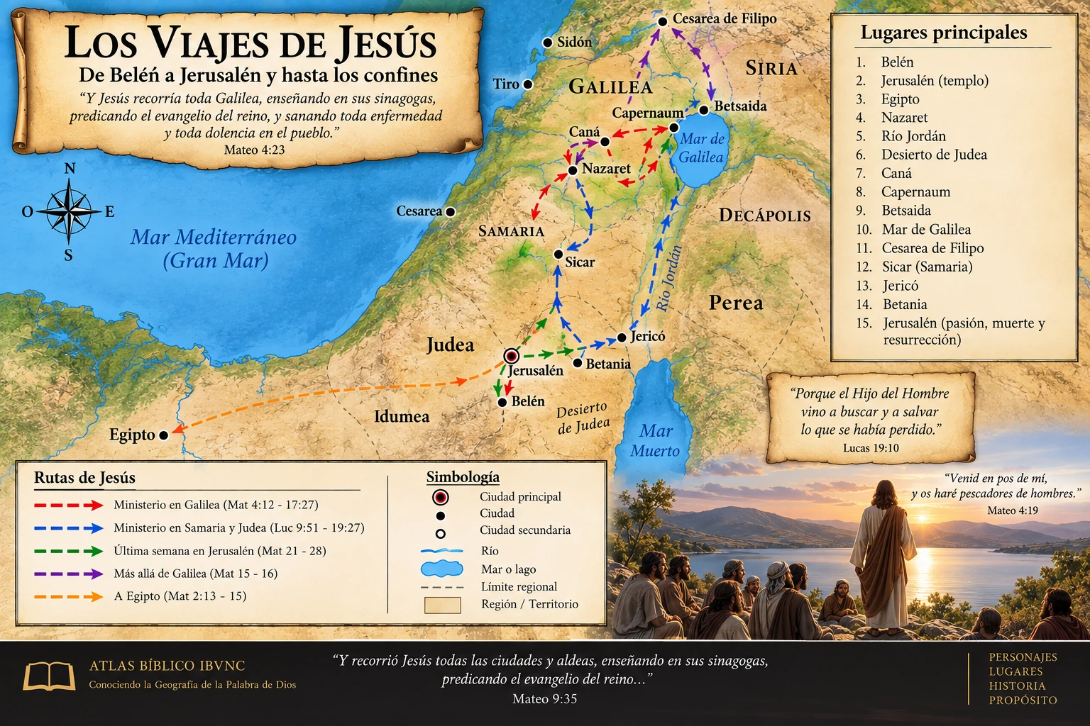 Viajes De Jesus