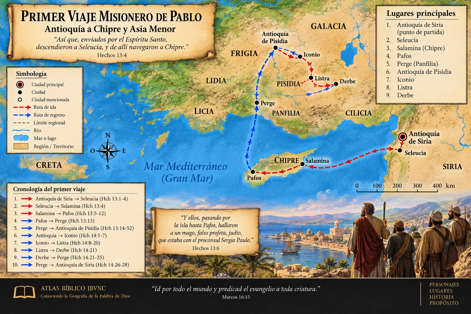 Primer Viaje Misionero De Pablo