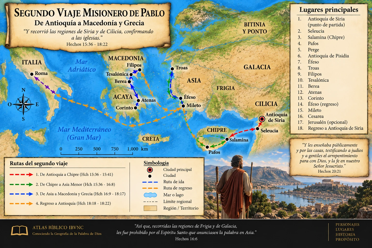 Segundo Viaje Misionero De Pablo