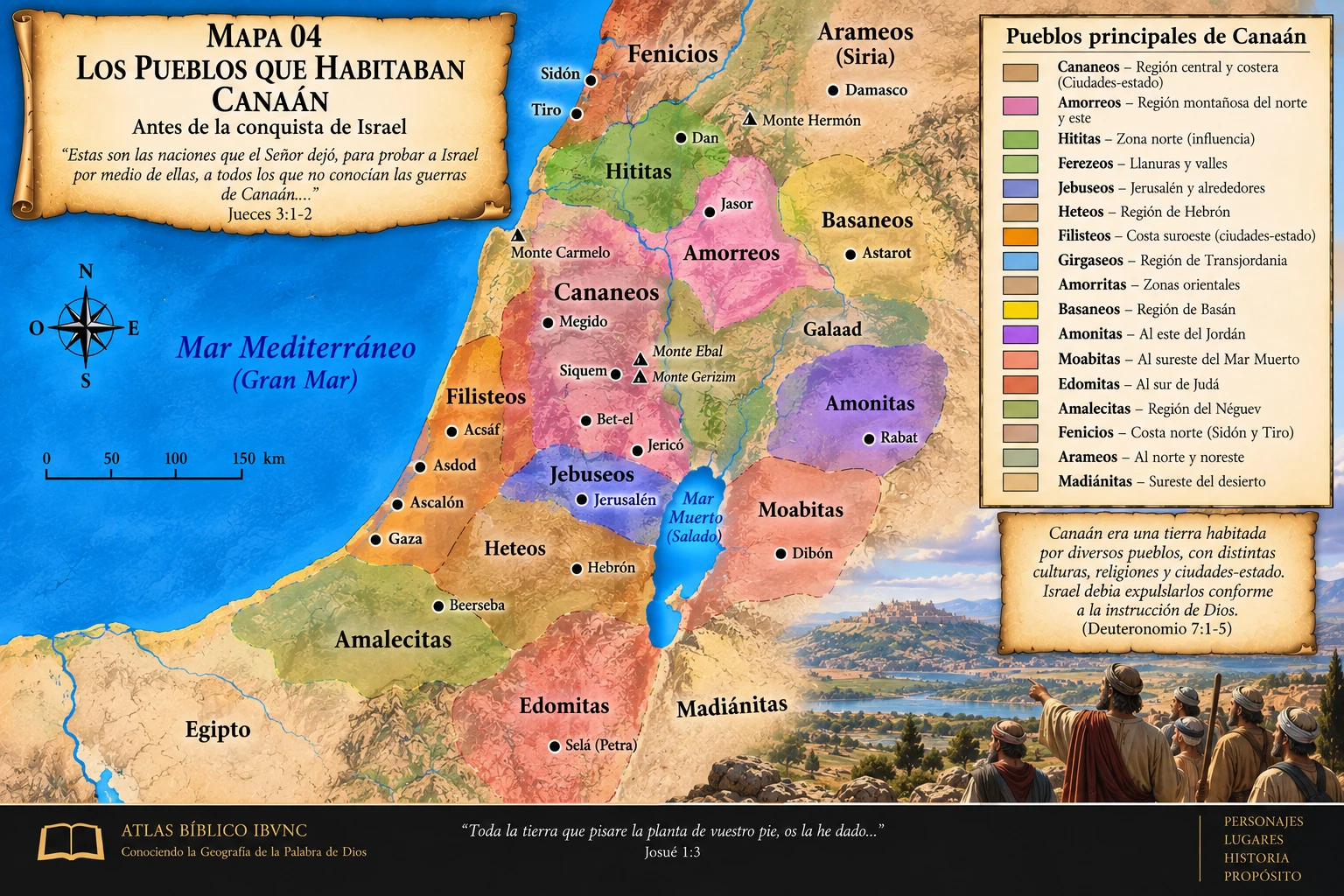 Pueblos Que Habitaban Canaan