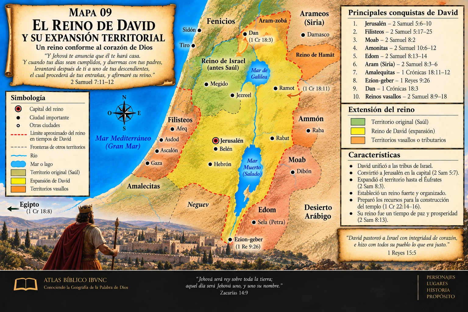 El Reino De David Y Su Expansion Territorial