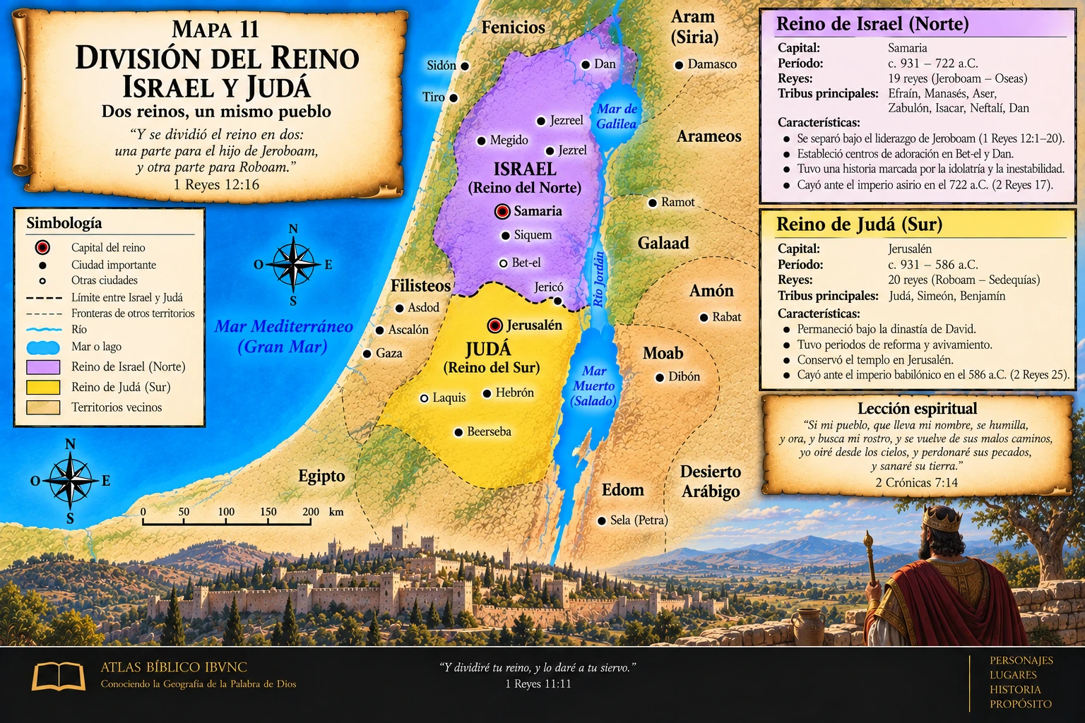 Division Del Reino Israel Y Juda