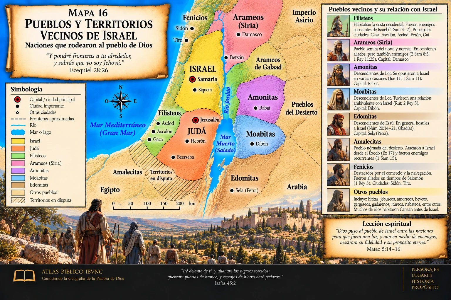Pueblos Y Territorios Vecinos De Israel